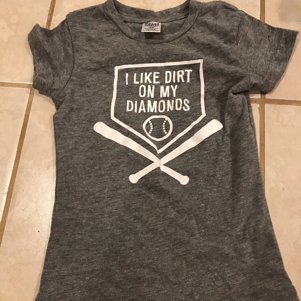 Girls Baseball Tee